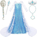 Princess Dress Costume Set with Wig and Cape - Toddler Girls