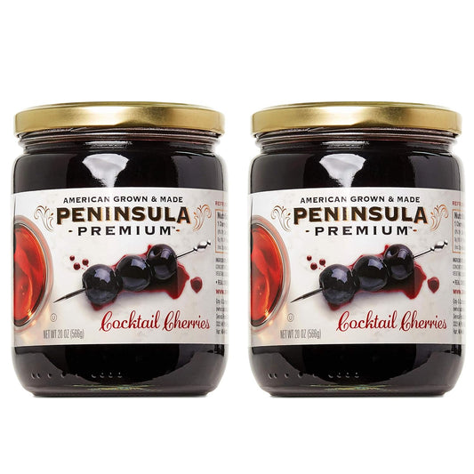 Peninsula Premium Cocktail Cherries - Award Winning Flavor