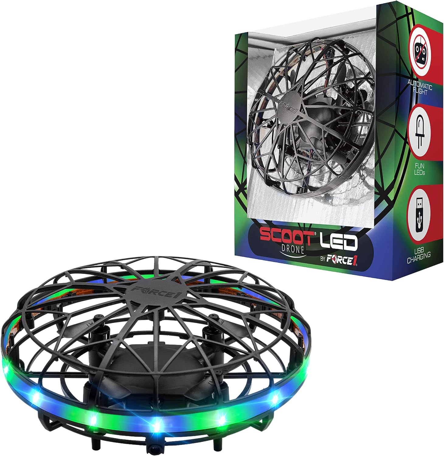 Hands-Free Motion Sensor Drone - Easy Indoor Flying Fun!
