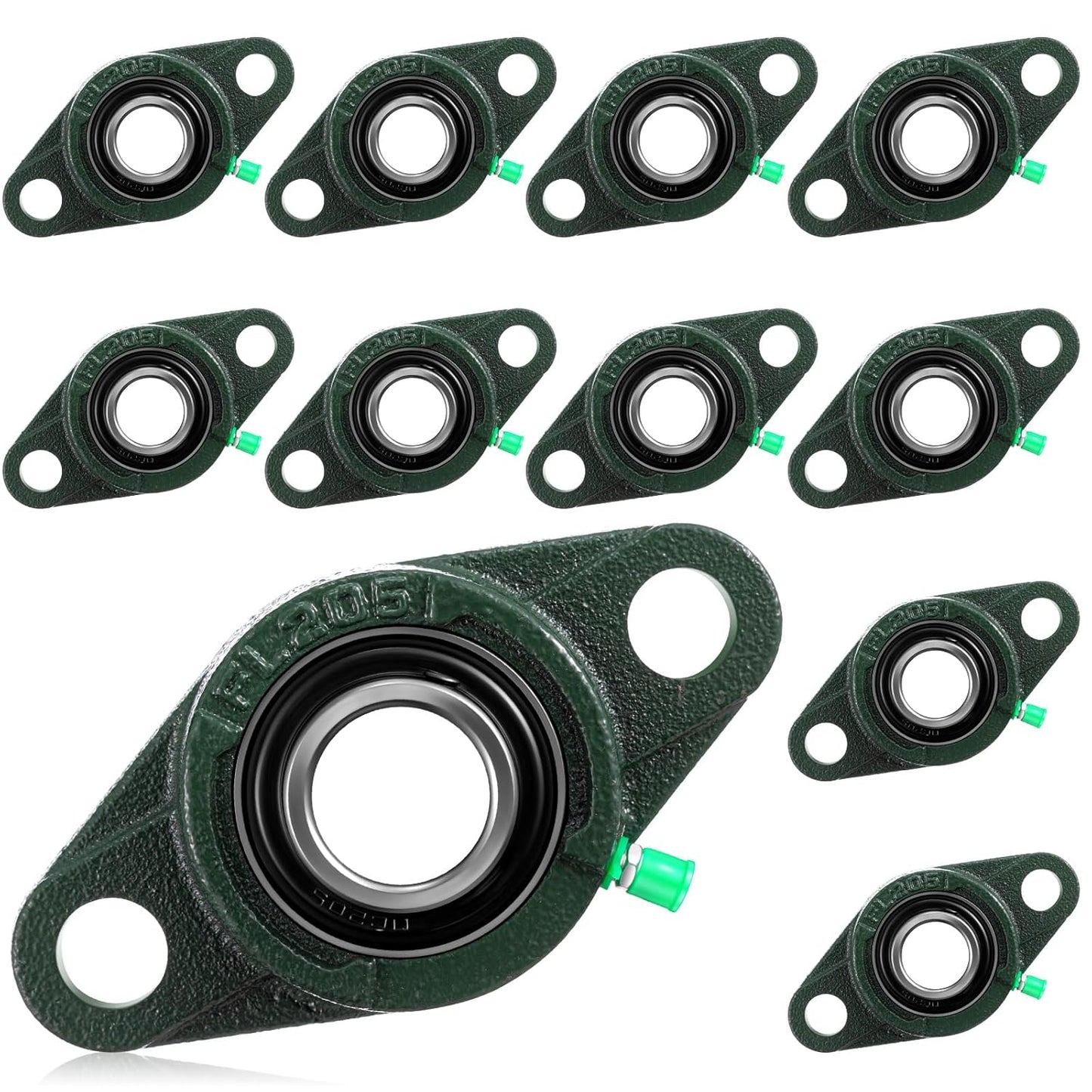 10 Pack Ucfl205-16 Pillow Block Bearing for Versatile Use