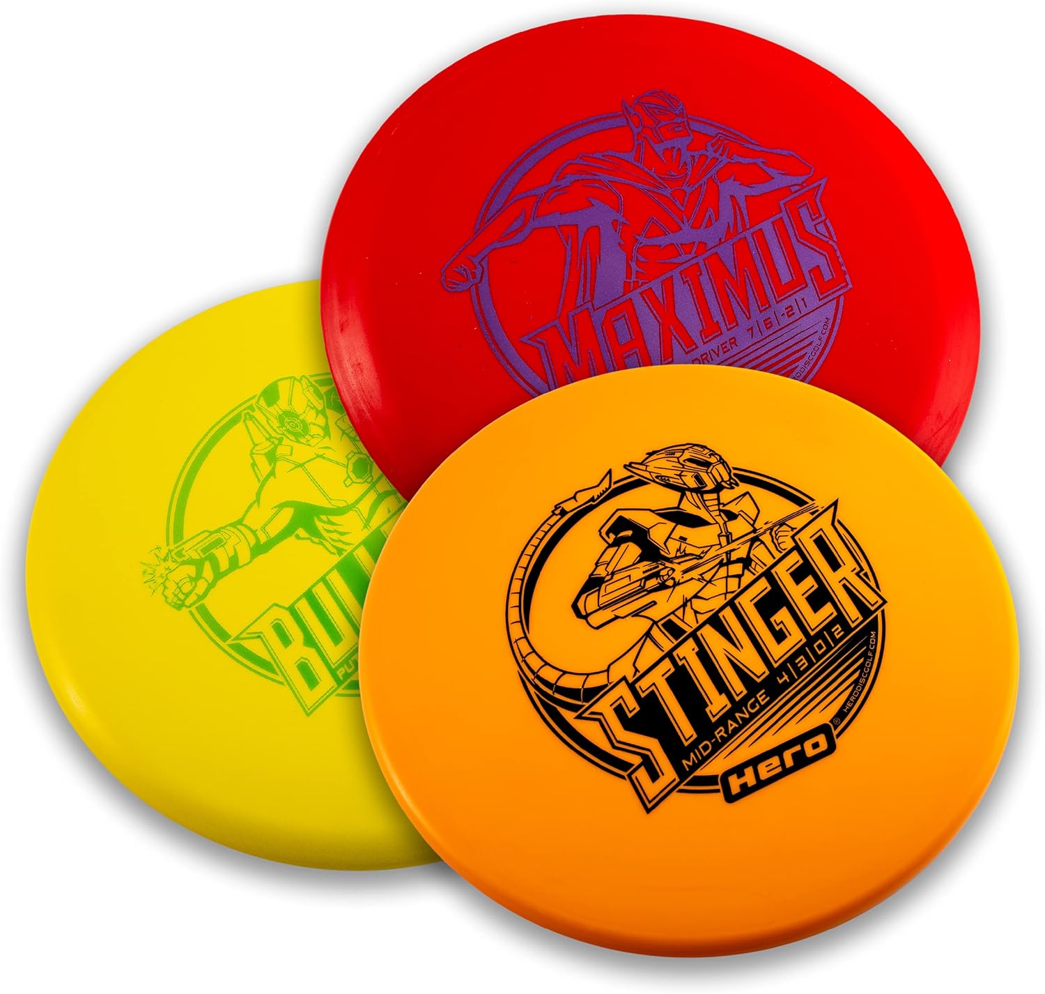 Hero 3 Disc Golf Set - Beginner-Friendly Glory