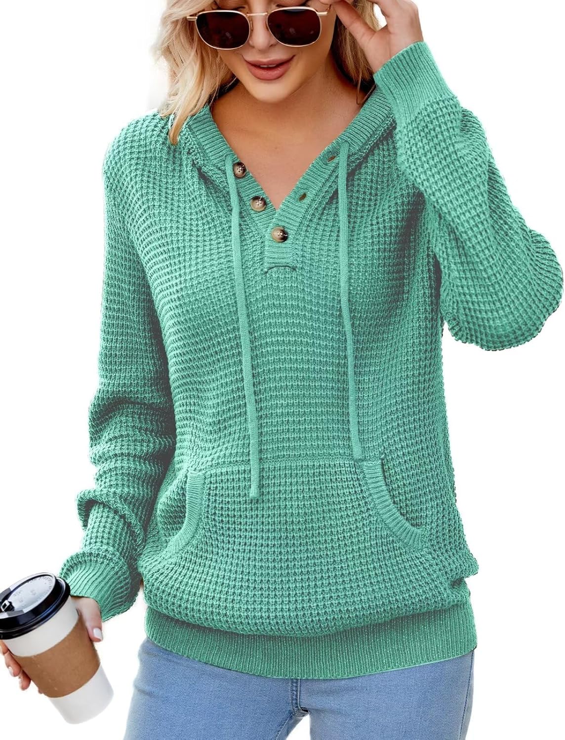 VIMPUNEC 2025 Fall Womens Hoodies Oversized Casual Fashion Sweaters