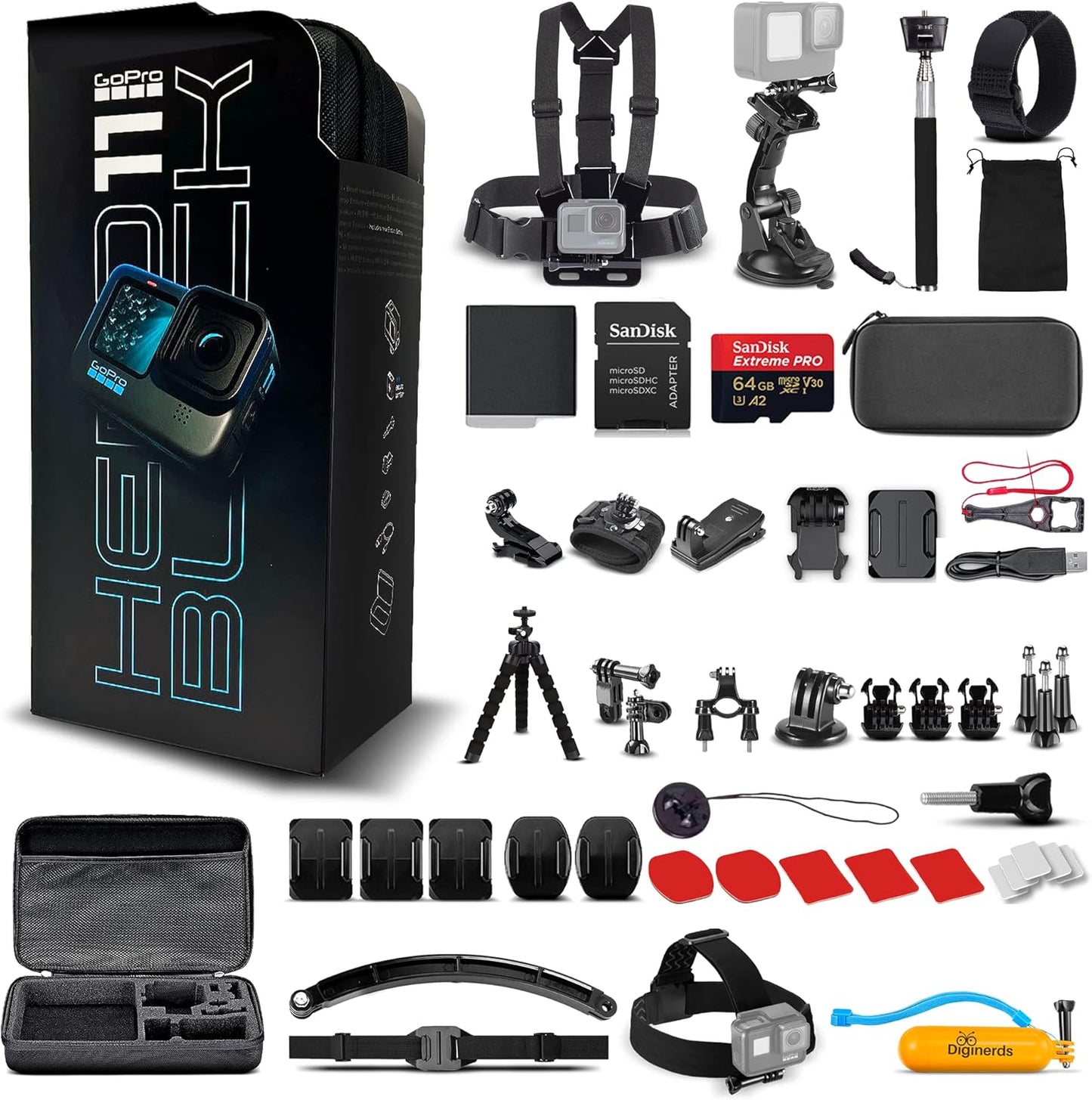 GoPro HERO11 Black 5.3K Sports Camera with Accessories Review