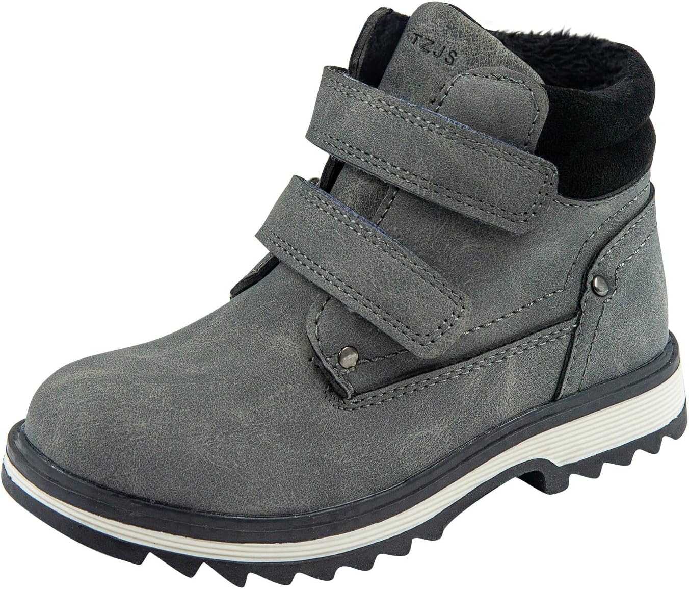 TZJS Kids' Hiking Work Boots for Boys Girls, Waterproof Ankle Boots