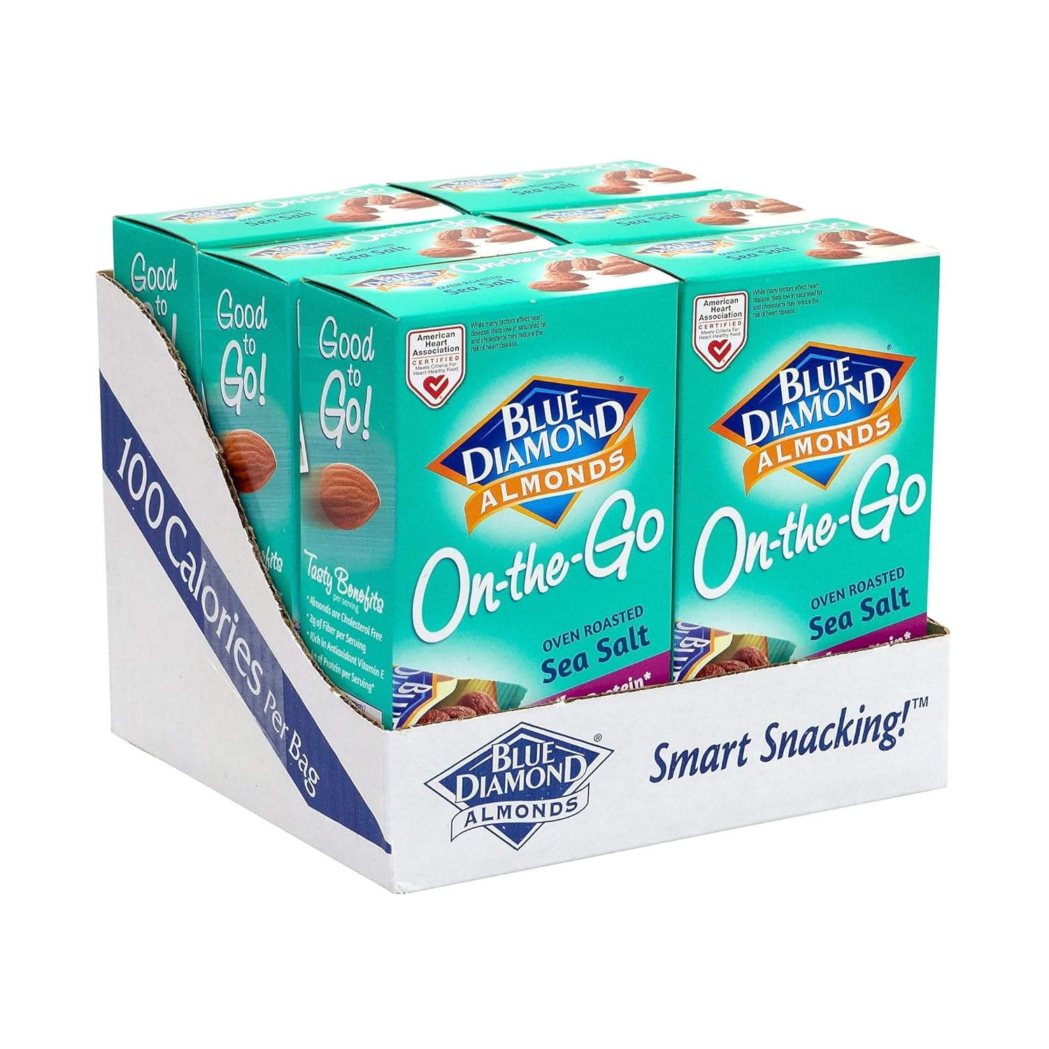 Blue Diamond Almonds Oven Roasted Sea Salt 100 Calorie Bags