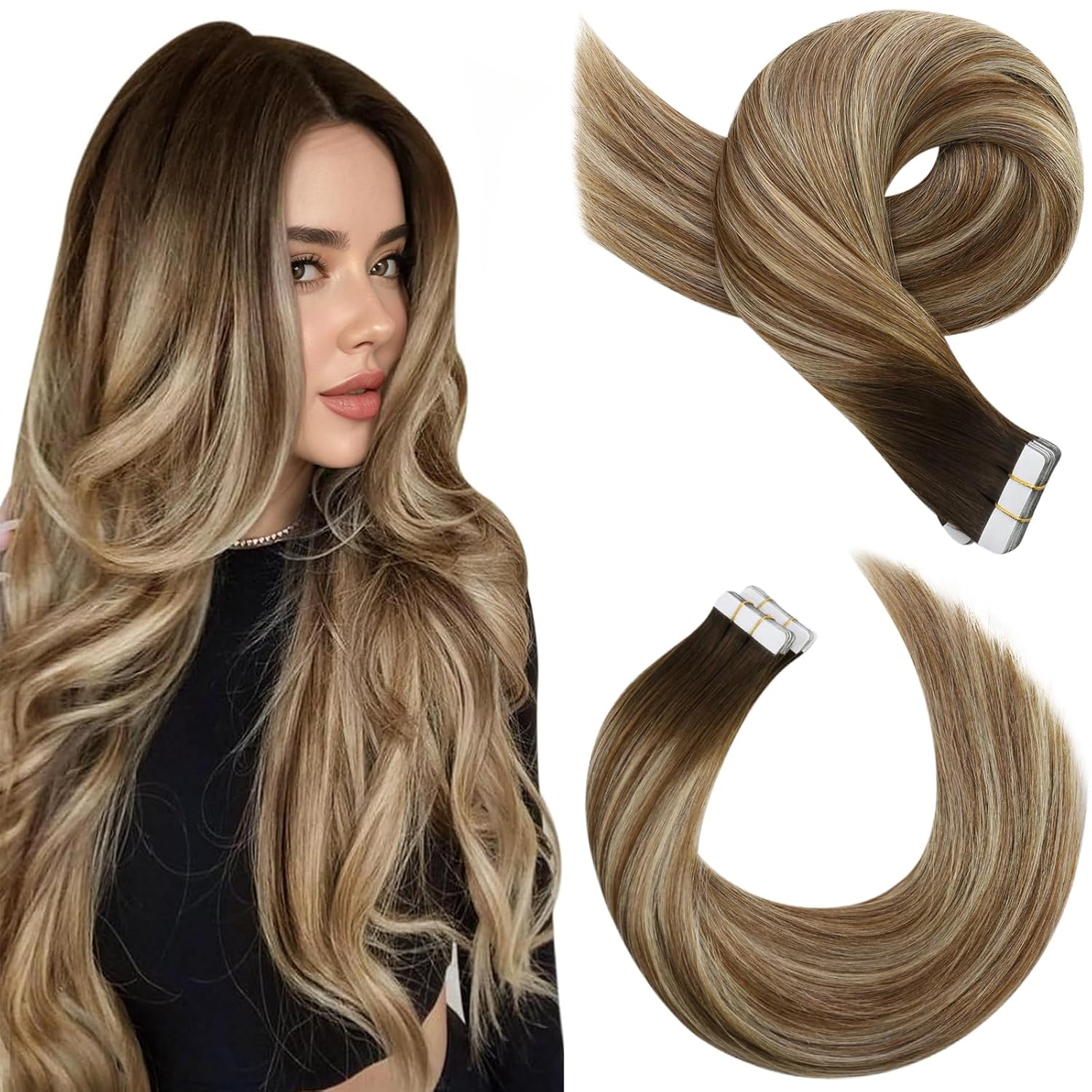 Moresoo Hair Tape in Extensions for Natural Look and Feel