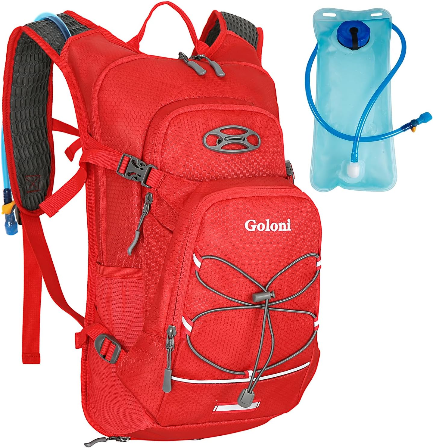 Hydration Backpack with 2L Bladder for Hiking and Running
