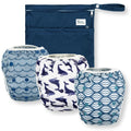 Reusable Swim Diapers One Size Fully Adjustable - Quick Dry 3 Pack