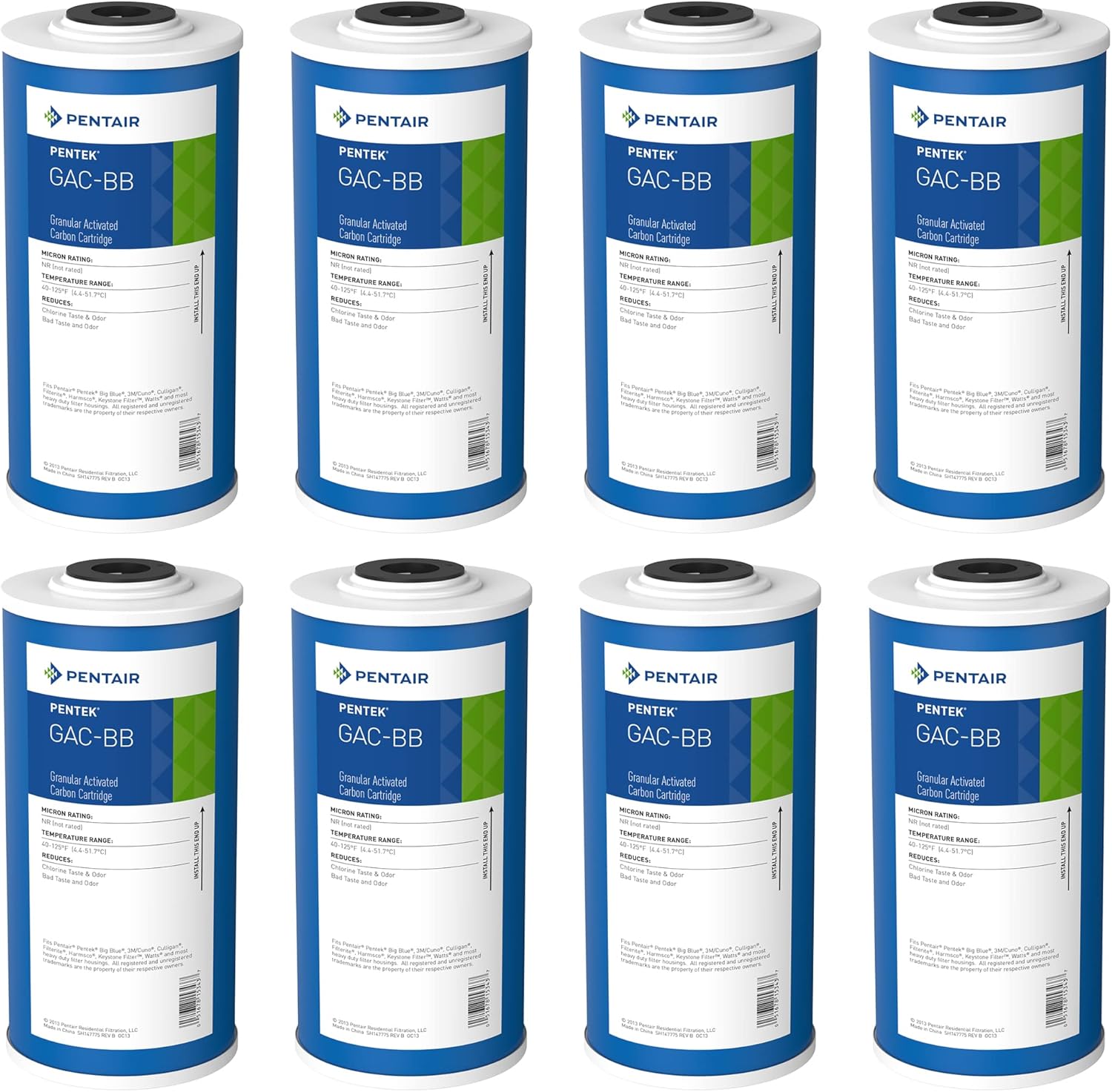 Pentair Pentek GAC-BB Big Blue Carbon Water Filter for Home