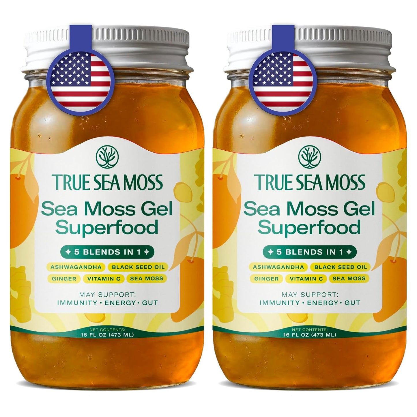 TrueSeaMoss Sea Moss Gel 5-in-1 Formula for Daily Wellness