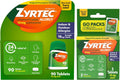 Zyrtec 24 Hour Allergy Relief Tablets Value Bundle - Fast, All-Day