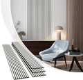 Wood Slat Wall Panels 4 Pack - Acoustic 3D Panels for Accent Walls