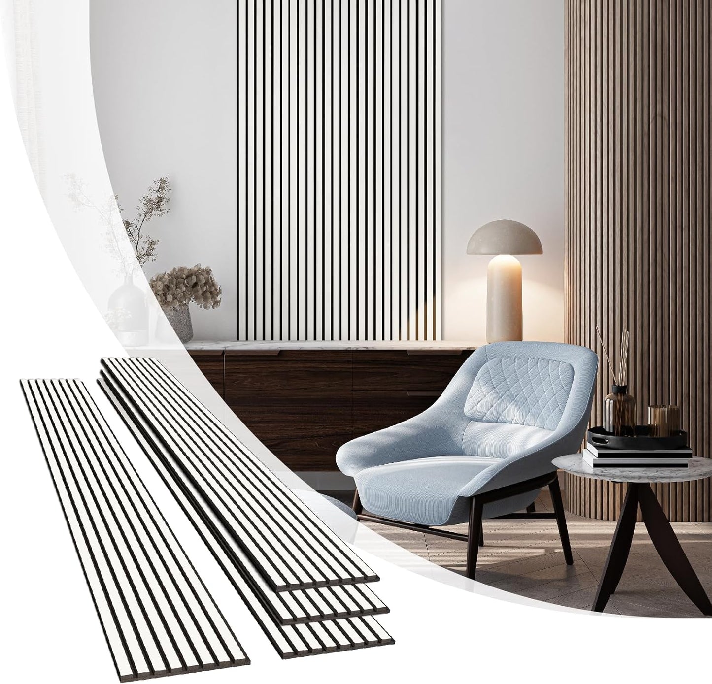 Olanglab Wood Slat Wall Panels for Stunning Interior Decor