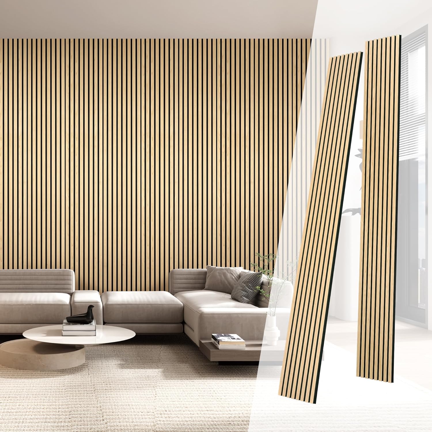 Wood Acoustic Panels for Interior Wall and Ceiling Decor