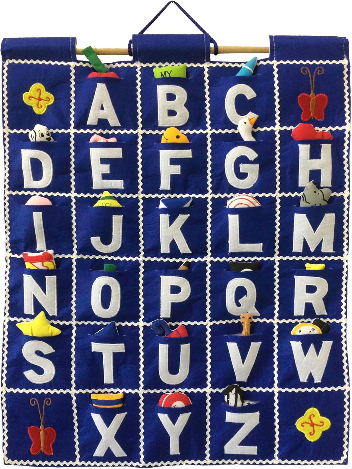 Interactive ABC Felt Wall Hanging Chart for Early Education