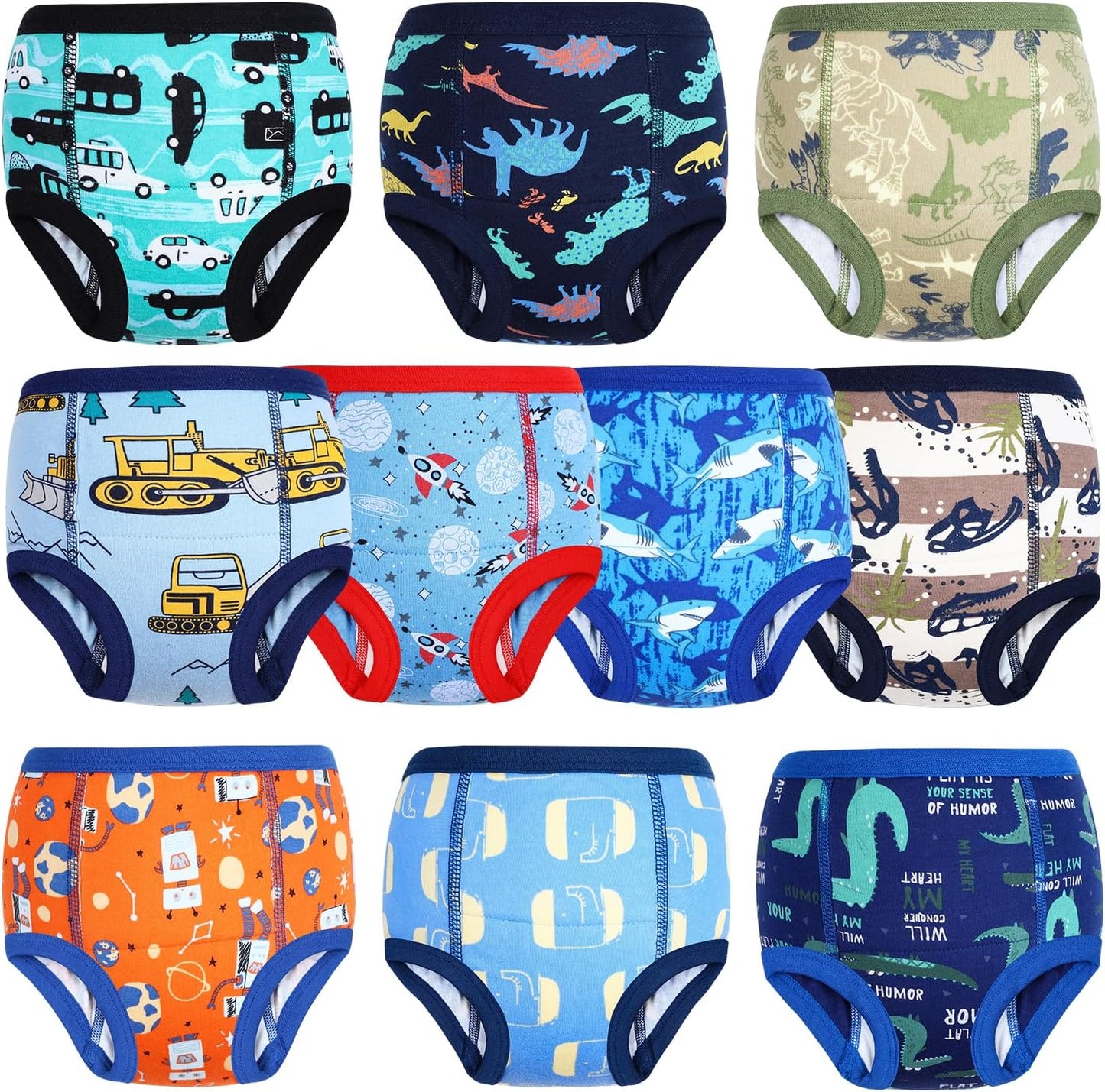MooMoo Baby Potty Training Underwear for Boys and Girls 2T-9T