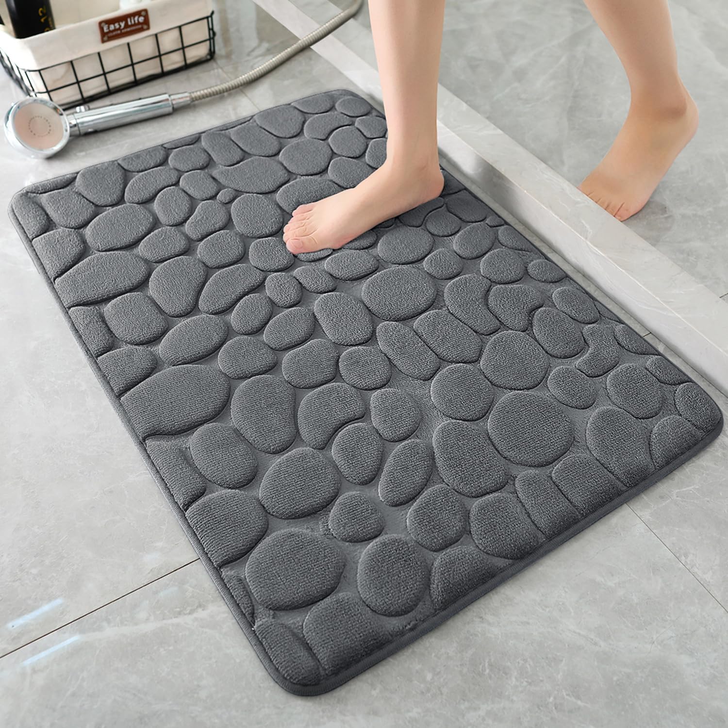 YIHOUSE Memory Foam Bath Mat for Ultimate Comfort and Absorbency