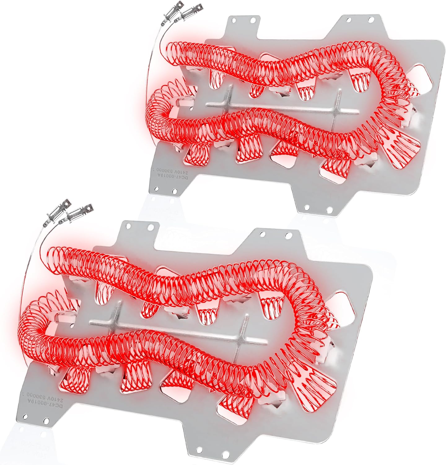 2Pc Dryer Heating Element for Samsung Models - High Quality Parts