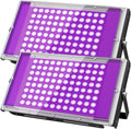 100W LED Black Light 385nm UV Flood Light - Wide Coverage for Parties