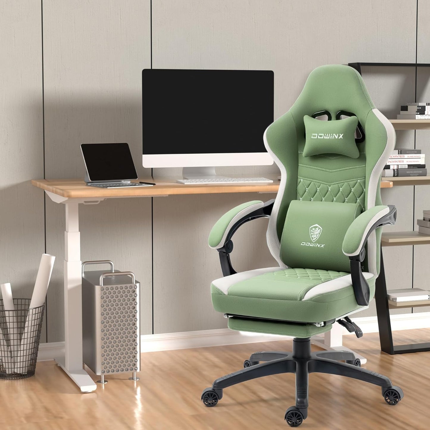 Dowinx Gaming Chair with Gel Pad and Ergonomic Design for Comfort