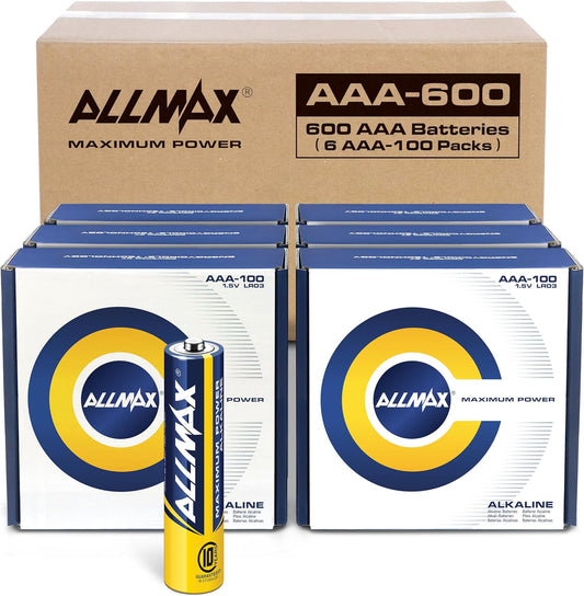 Allmax AAA Maximum Power Alkaline Batteries for Ultimate Performance