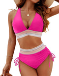 Blooming Jelly High Waisted Bikini Set - Tummy Control (Style G5GP)