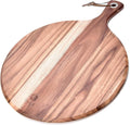BILL.F Wood Pizza Peel 16 in Acacia Round Cutting Board - Versatile