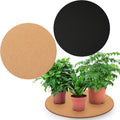 Large 18 Inch Cork Plant Coasters for Indoor Plant Protection