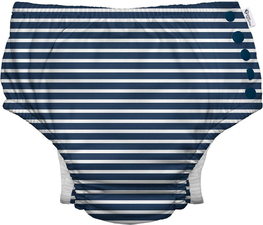 Ultimate Protection: Reusable Swim Diaper, UPF 50, Navy Stripes