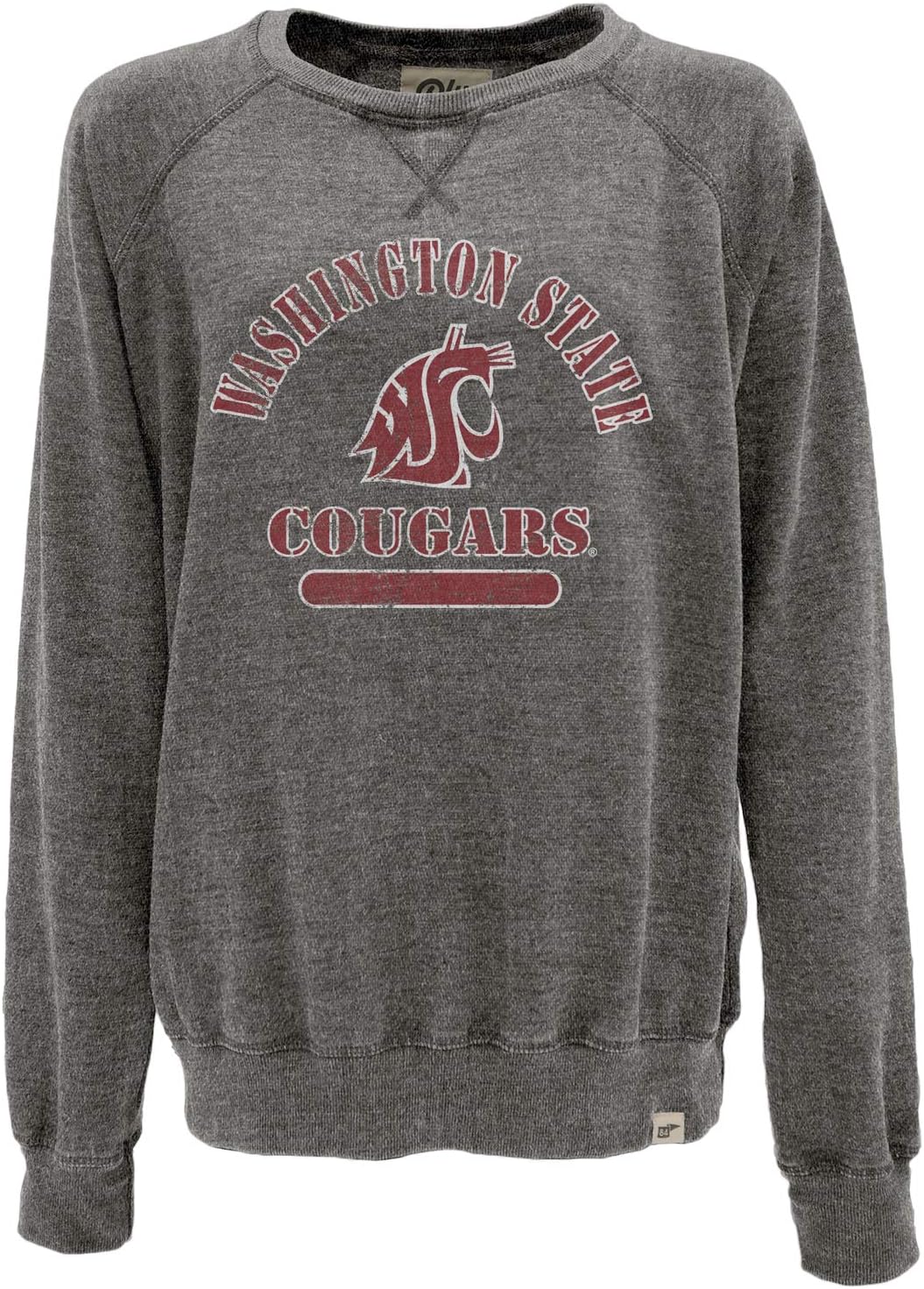 Washington State Cougars Women's Burnout Crewneck Sweatshirt