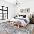 Area Rugs Washable Rug - Non-Slip Modern 7x9 Washable Rug