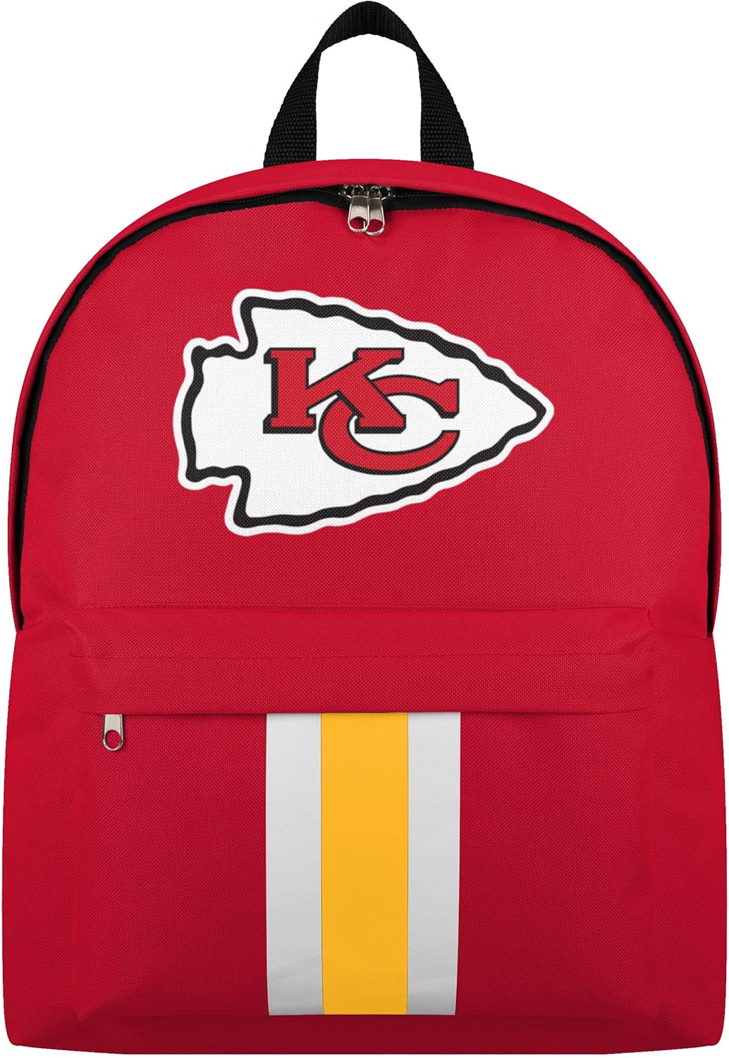 Kansas City Chiefs Team Color Logo Solid Stripe Backpack