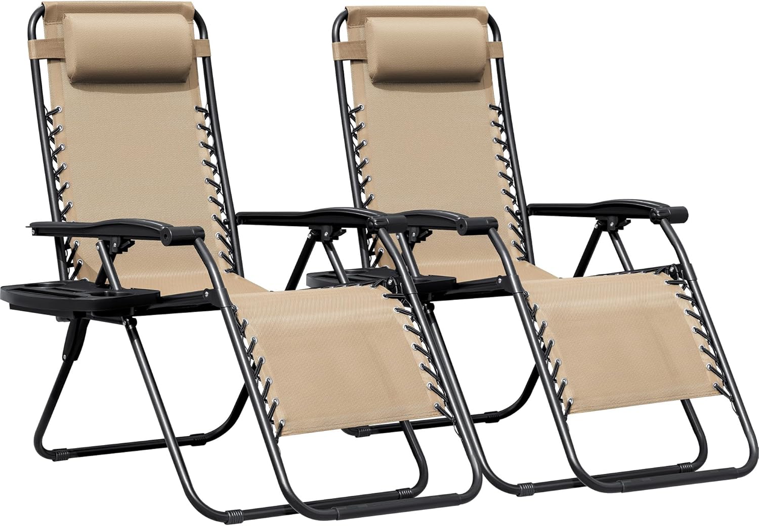 Greesum Zero Gravity Chairs Set of 2 Adjustable Recliners