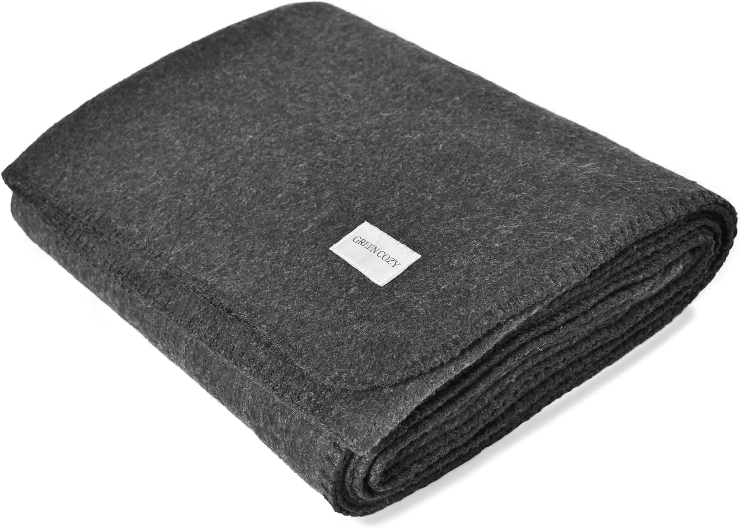 Military Style Wool Blanket for Camping and Outdoor Use