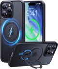 CASEKOO 360 Spin Magnetic Stand Case for iPhone 16 Pro Max - Patented