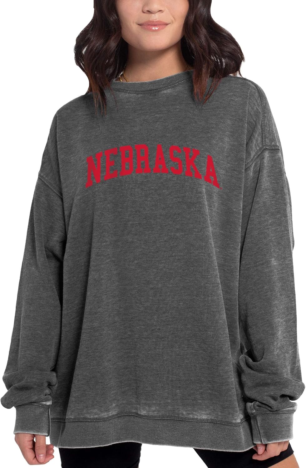 Chicka-D NCAA Womens Burnout Fleece Pullover for Comfort