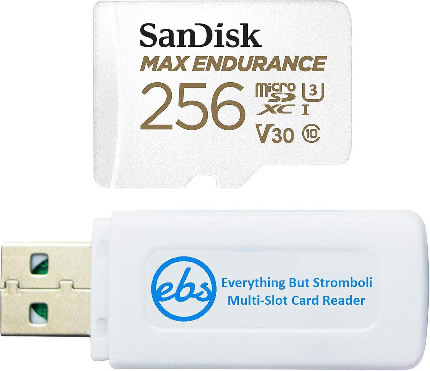 256GB High-Endurance MicroSD Bundle - 4K Ready