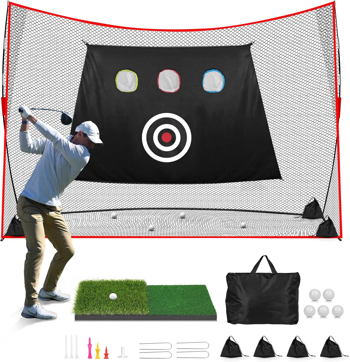 Portable Heavy Duty Golf Net: Ideal Training Aid