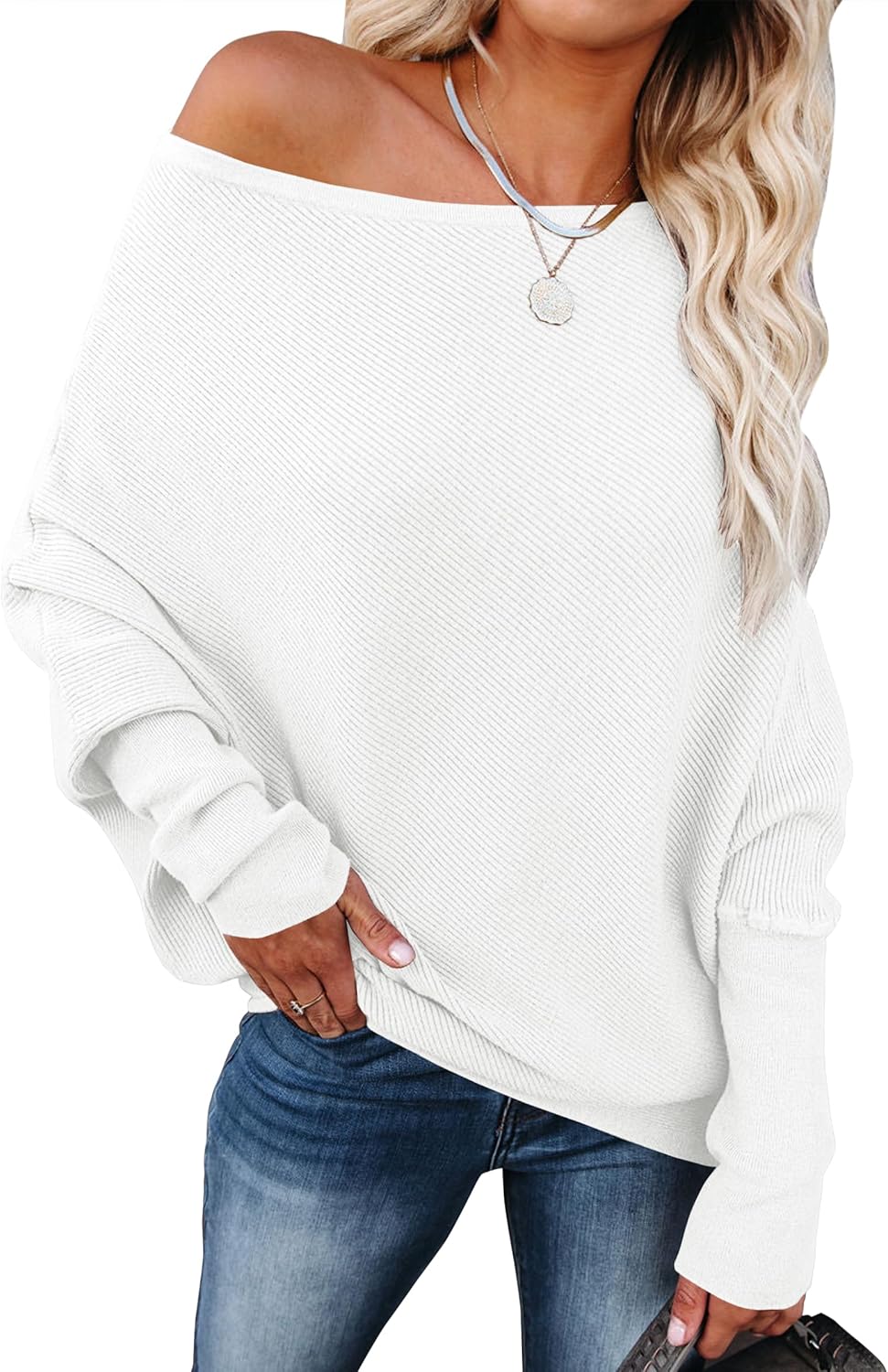Womens Off Shoulder Sweaters for Casual Fall Style 2025