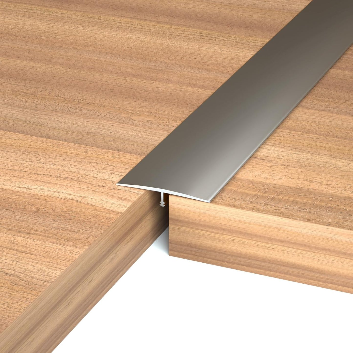 NeatiEase T Molding Transition Strip for Laminate Floors and Tiles