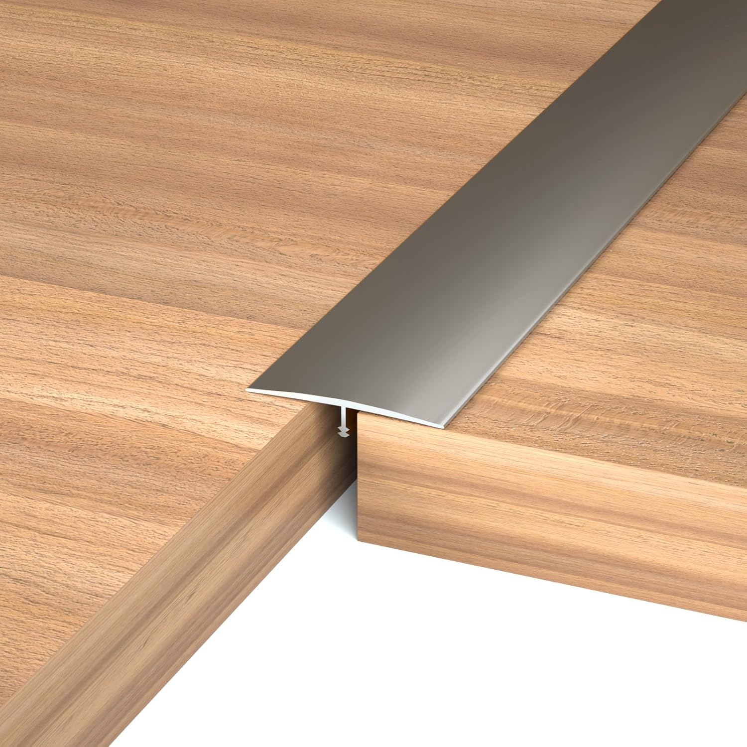 NeatiEase T Molding Transition Strip for Laminate Floors and Tiles