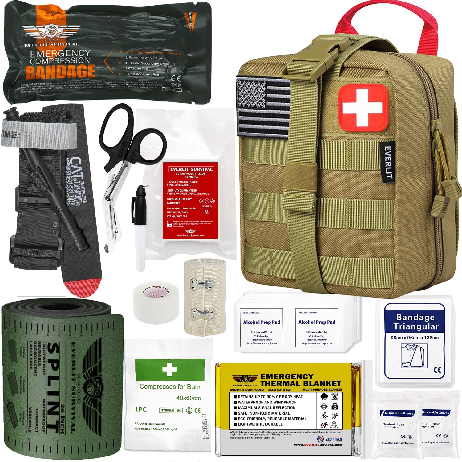 EVERLIT CAT GEN-7 Trauma Kit - Ultimate Preparedness