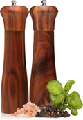 Wooden Salt and Pepper Grinder Set - Premium Acacia Wood Grinders