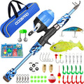 ODDSPRO Kids Fishing Pole Pink - Perfect Starter Kit for Youth