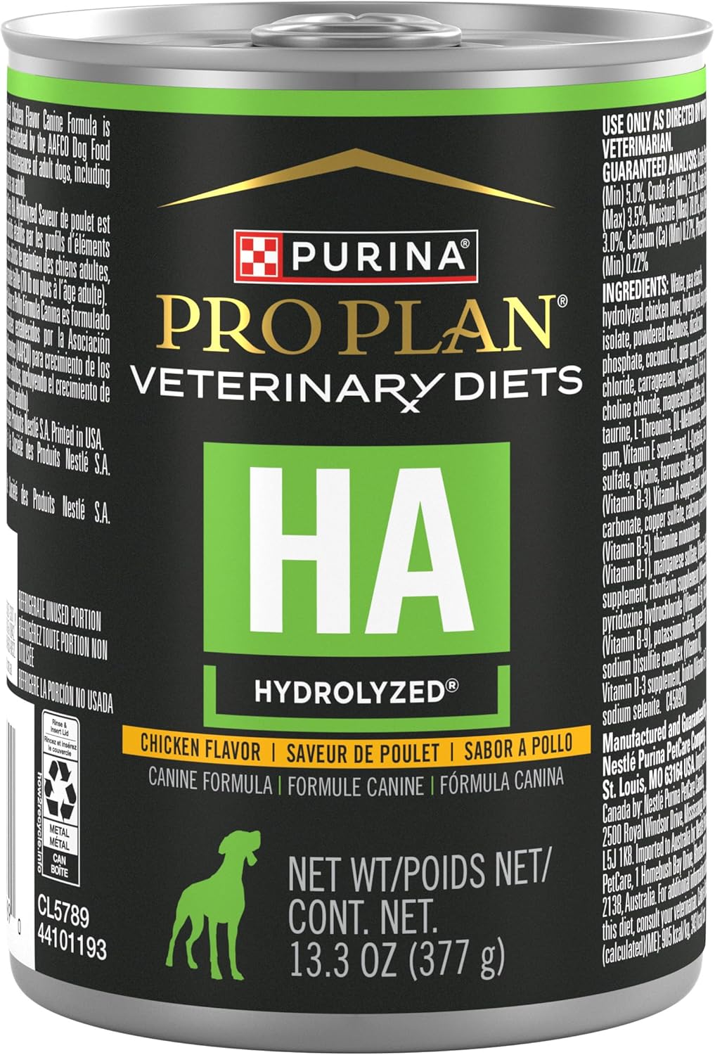 Pro Plan Veterinary Diets Hydrolyzed Chicken Flavor Wet Dog Food