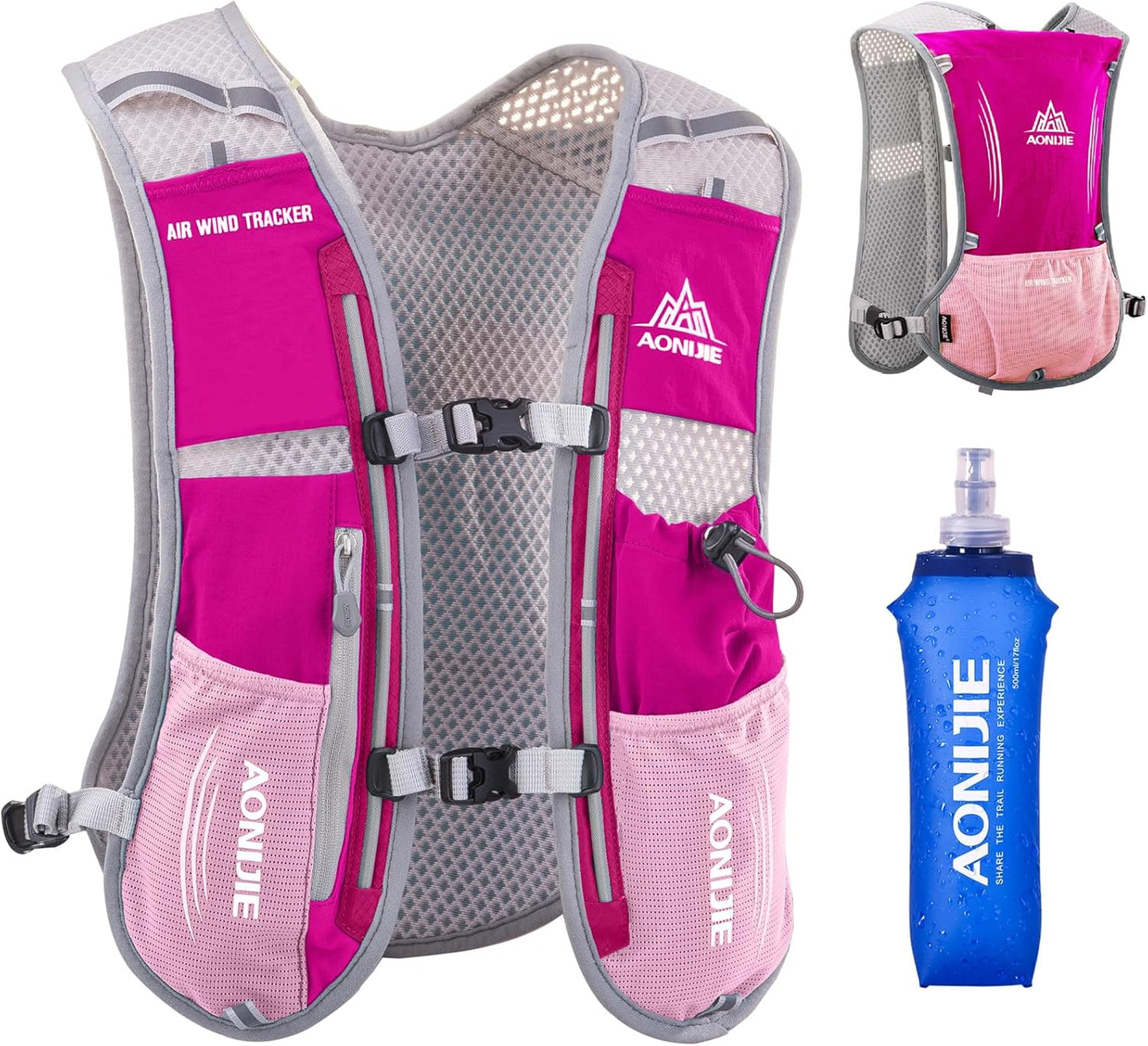 Azarxis Hydration Running Vest Backpack Pack for Outdoor Activities