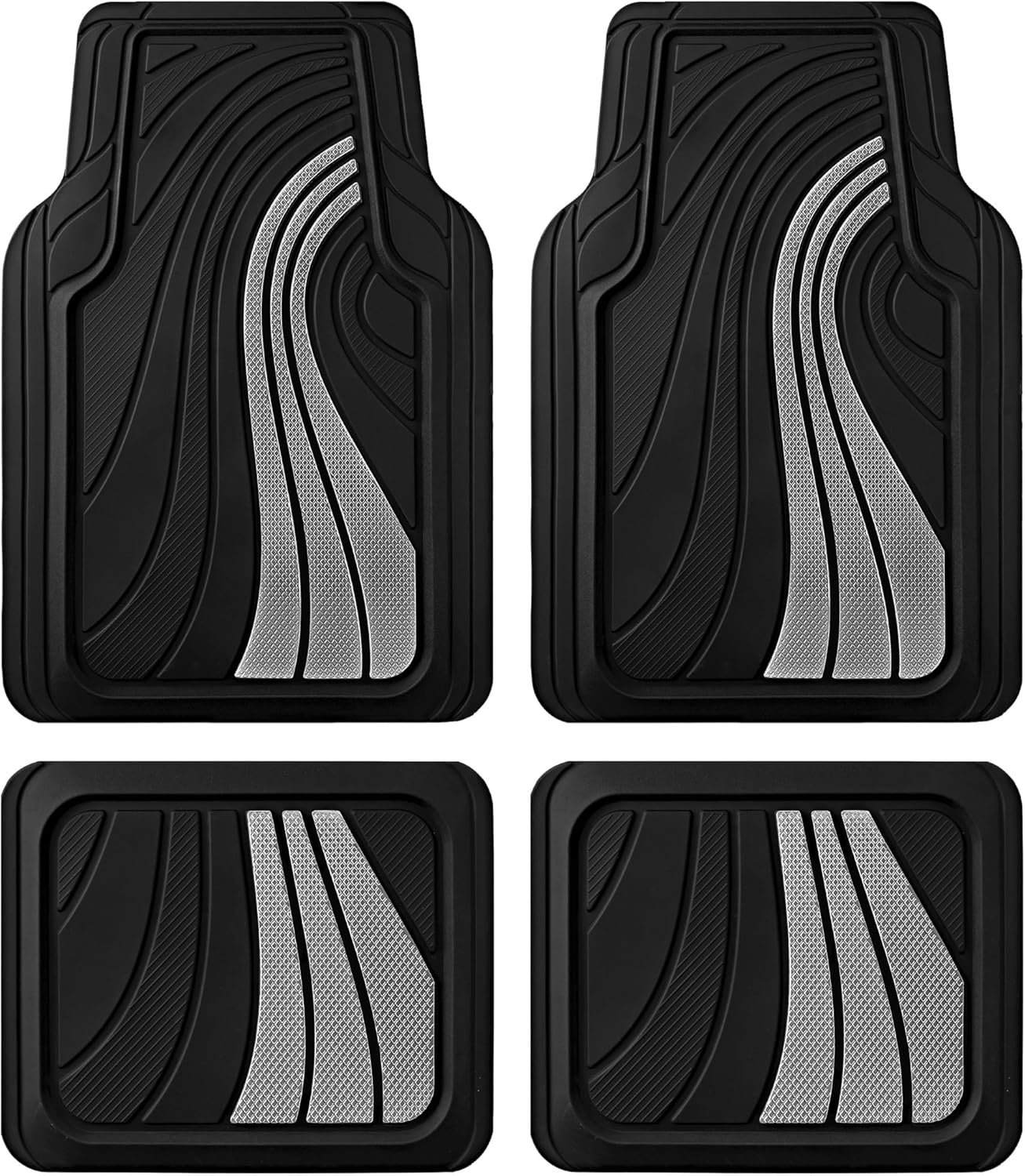 Road Comforts Car Floor Mats Full Set for All-Weather Protection