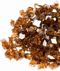 Fire Glass 20 lbs 1/2-Inch Copper Firepit Glass - Reflective Upgrade