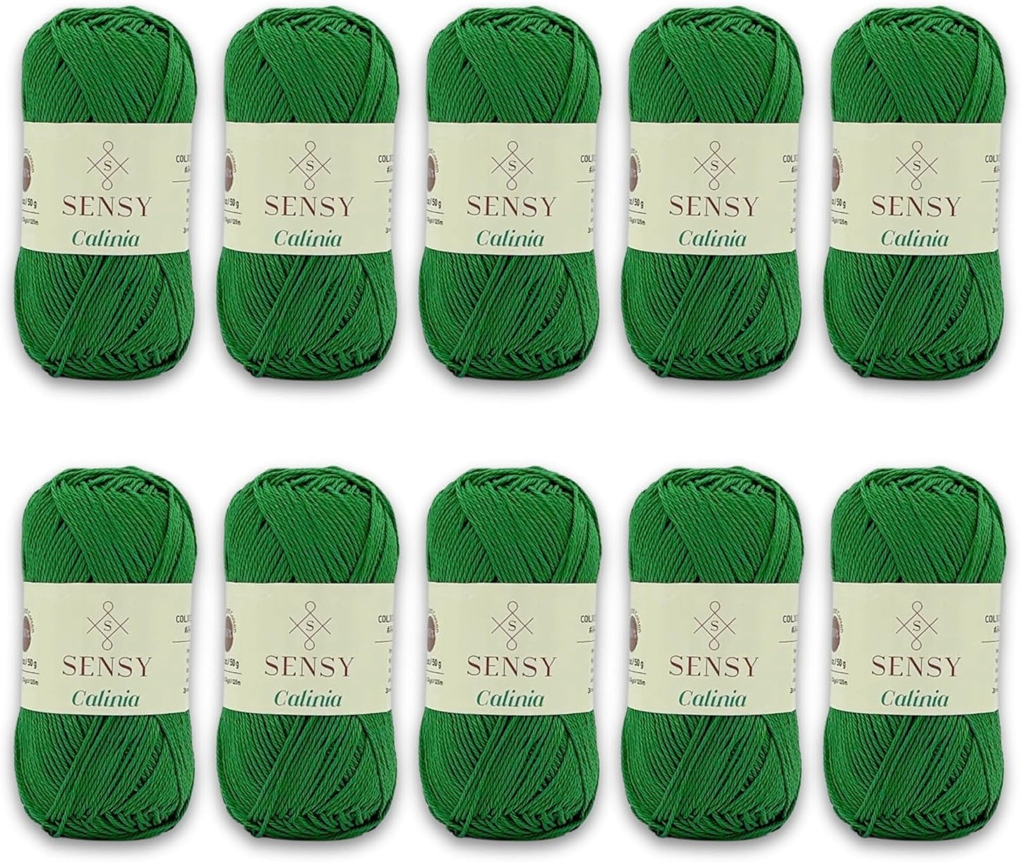 10 Skeins of Sensy Calinia Yarn for Amigurumi Projects