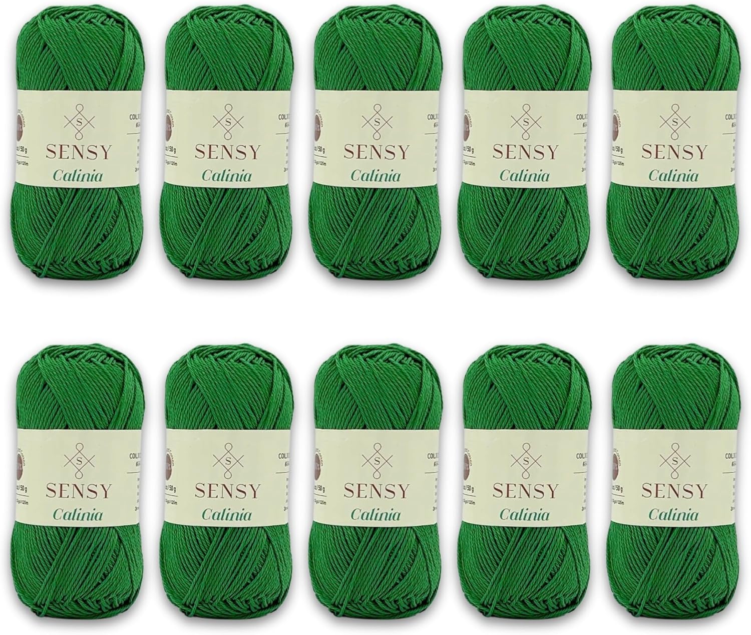 10 Skeins of Sensy Calinia Yarn for Amigurumi Projects